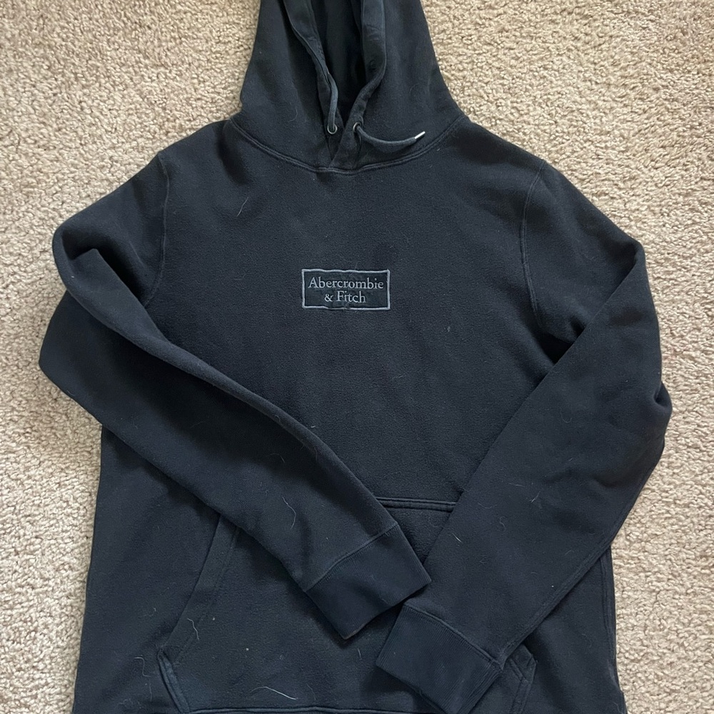 Abercrombie & Fitch Black Sweatshirt Hoodie